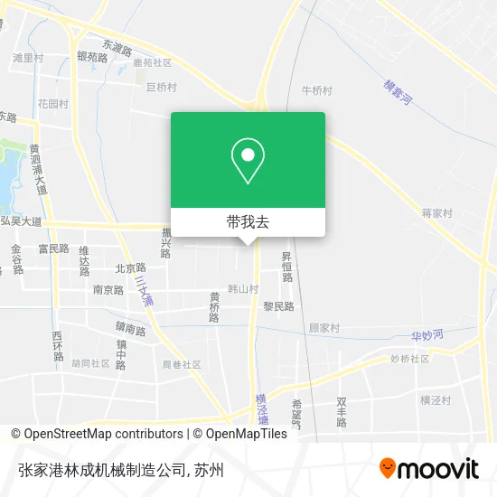 张家港林成机械制造公司地图