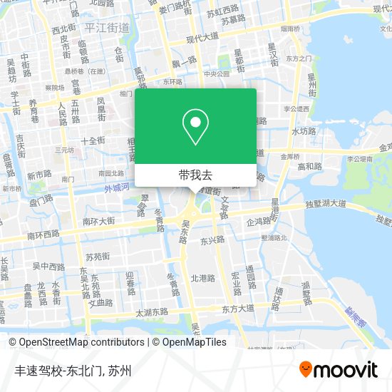 丰速驾校-东北门地图