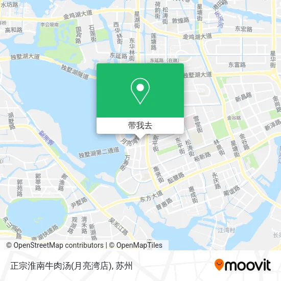 正宗淮南牛肉汤(月亮湾店)地图