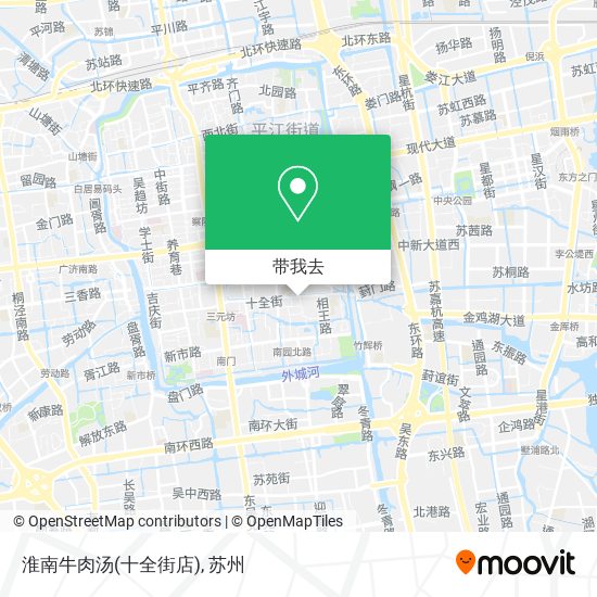 淮南牛肉汤(十全街店)地图