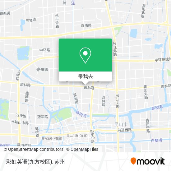 彩虹英语(九方校区)地图