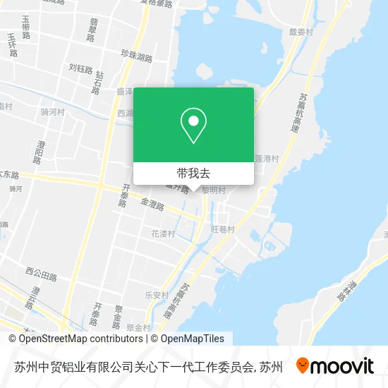 苏州中贸铝业有限公司关心下一代工作委员会地图