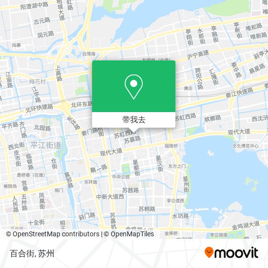 百合街地图