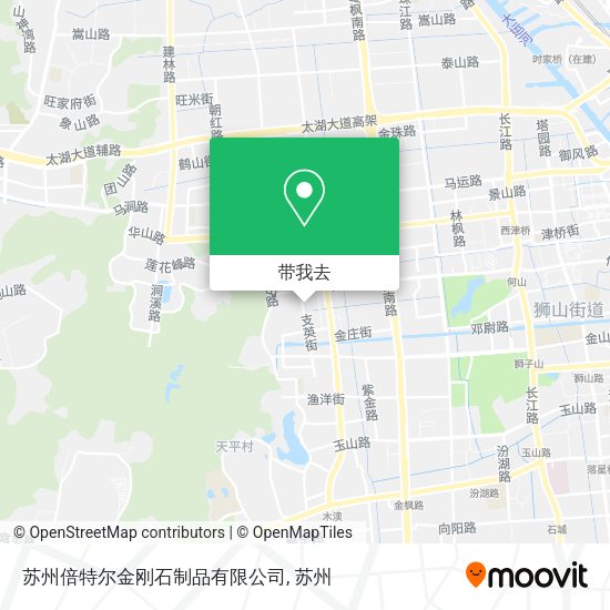 苏州倍特尔金刚石制品有限公司地图