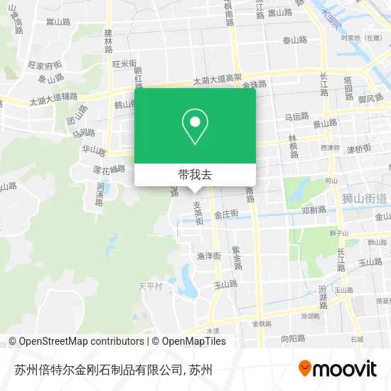 苏州倍特尔金刚石制品有限公司地图
