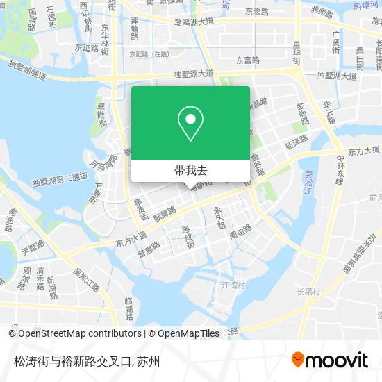 松涛街与裕新路交叉口地图