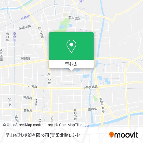 昆山誉球模塑有限公司(青阳北路)地图