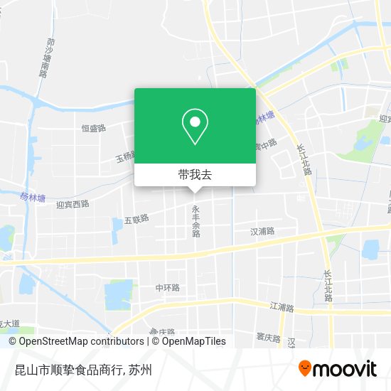 昆山市顺挚食品商行地图
