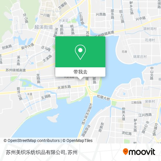 苏州美织乐纺织品有限公司地图