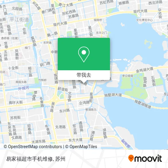 易家福超市手机维修地图