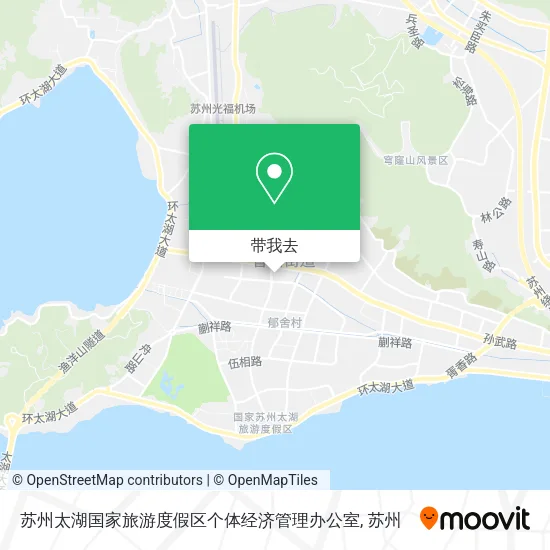 苏州太湖国家旅游度假区个体经济管理办公室地图