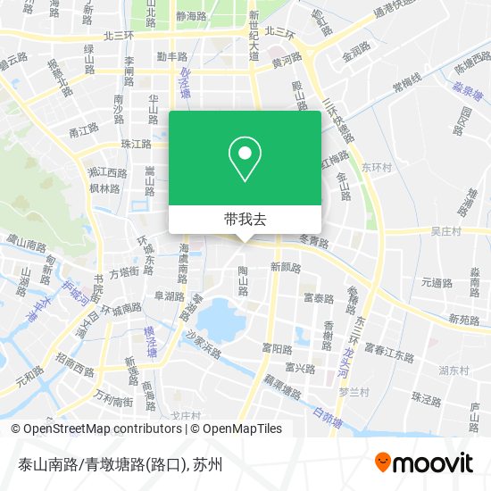 泰山南路/青墩塘路(路口)地图