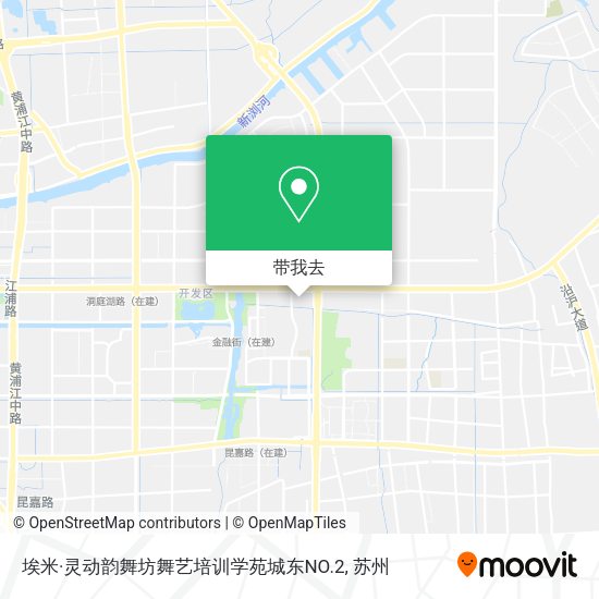埃米·灵动韵舞坊舞艺培训学苑城东NO.2地图