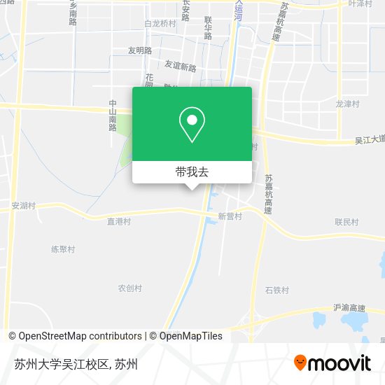 苏州大学吴江校区地图