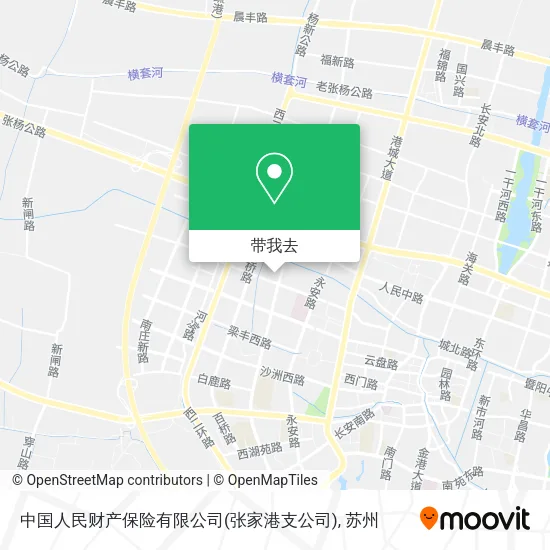 中国人民财产保险有限公司(张家港支公司)地图