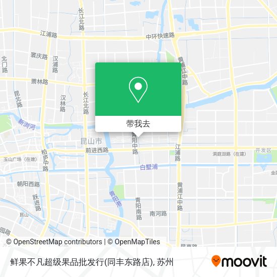 鲜果不凡超级果品批发行(同丰东路店)地图