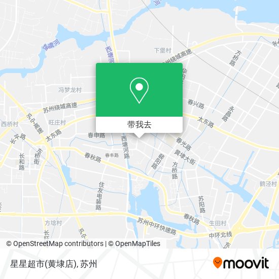 星星超市(黄埭店)地图