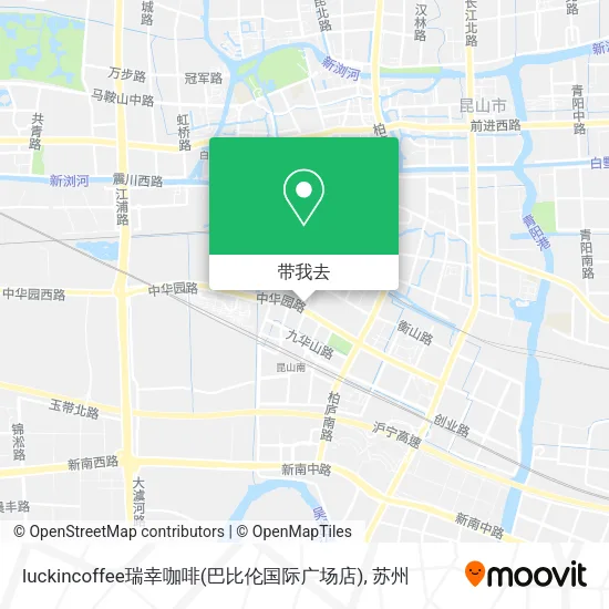 luckincoffee瑞幸咖啡(巴比伦国际广场店)地图
