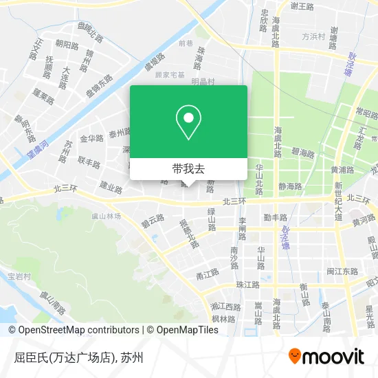 屈臣氏(万达广场店)地图