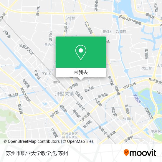 苏州市职业大学教学点地图
