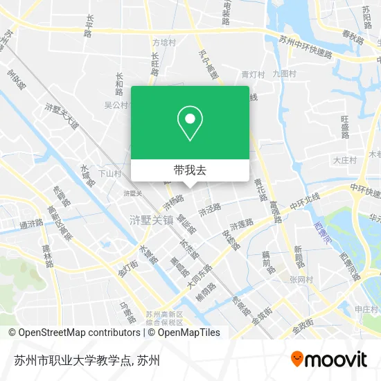苏州市职业大学教学点地图