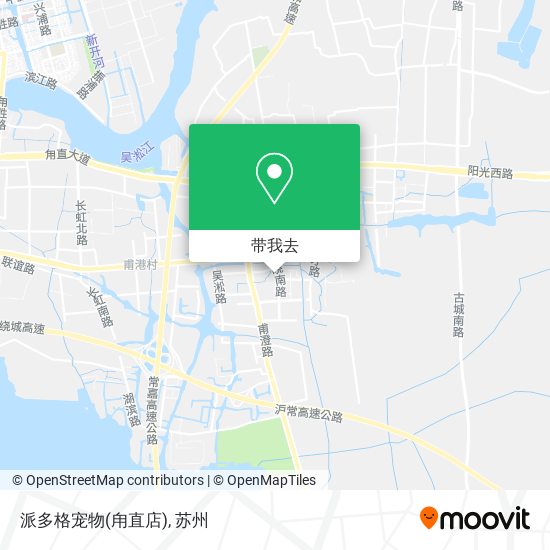 派多格宠物(甪直店)地图