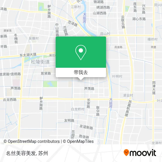 名丝美容美发地图