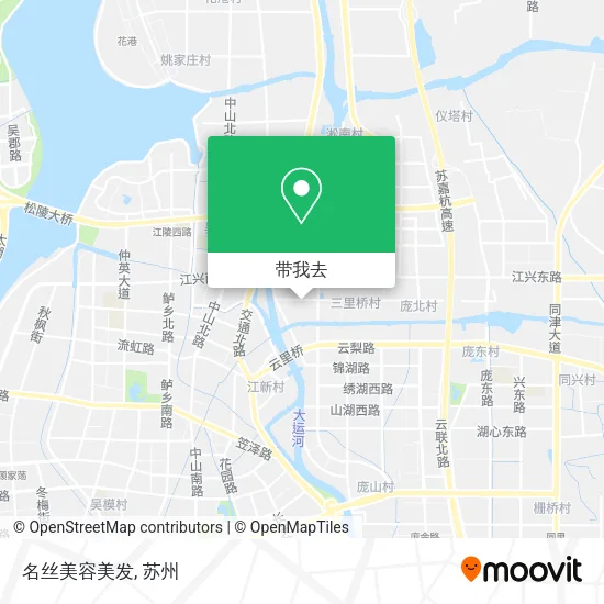 名丝美容美发地图