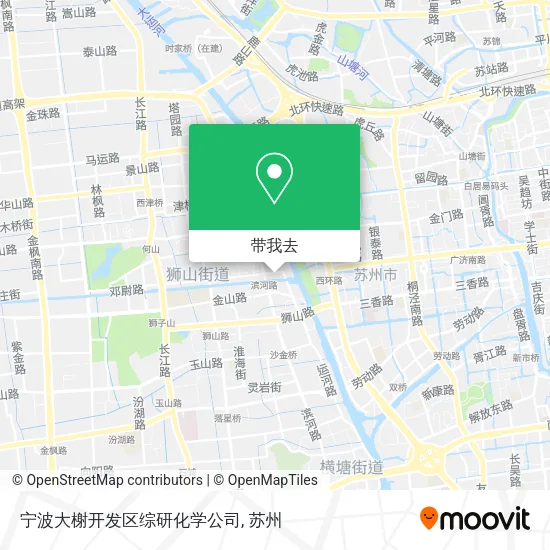 宁波大榭开发区综研化学公司地图