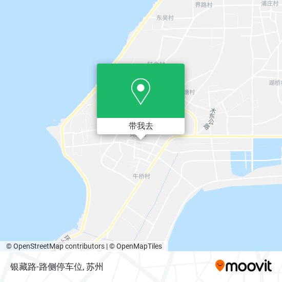 银藏路-路侧停车位地图