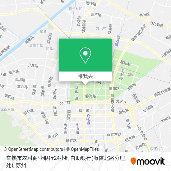 常熟市农村商业银行24小时自助银行(海虞北路分理处)地图