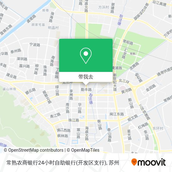 常熟农商银行24小时自助银行(开发区支行)地图