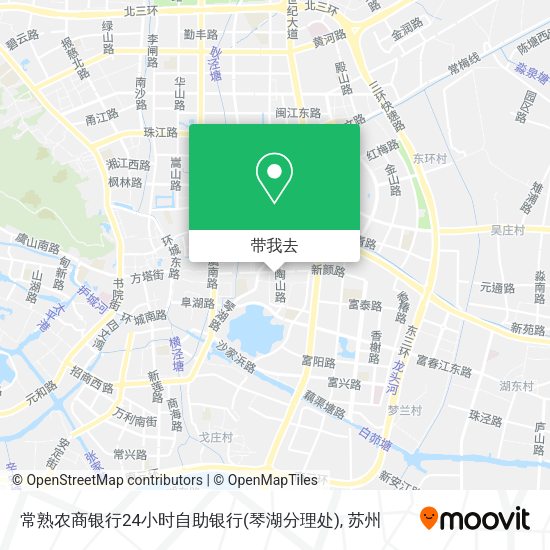常熟农商银行24小时自助银行(琴湖分理处)地图