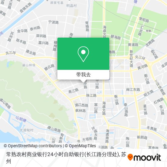 常熟农村商业银行24小时自助银行(长江路分理处)地图