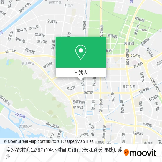 常熟农村商业银行24小时自助银行(长江路分理处)地图