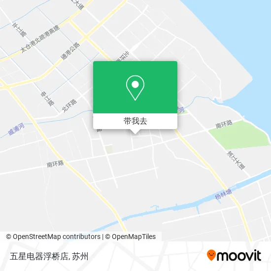 五星电器浮桥店地图