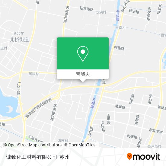 诚致化工材料有限公司地图