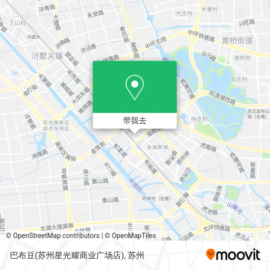 巴布豆(苏州星光耀商业广场店)地图
