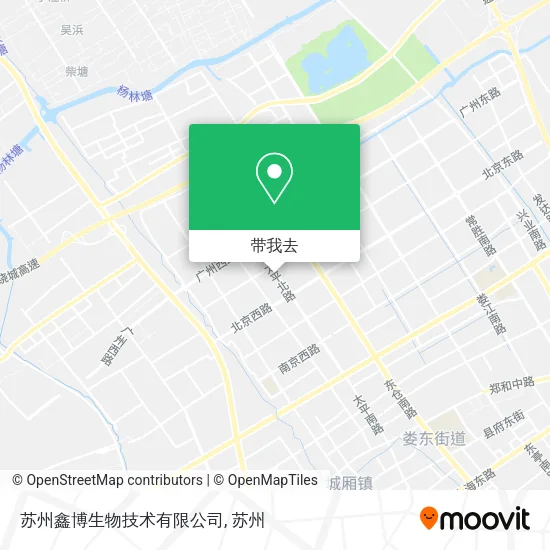 苏州鑫博生物技术有限公司地图