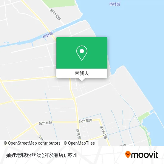 妯娌老鸭粉丝汤(浏家港店)地图