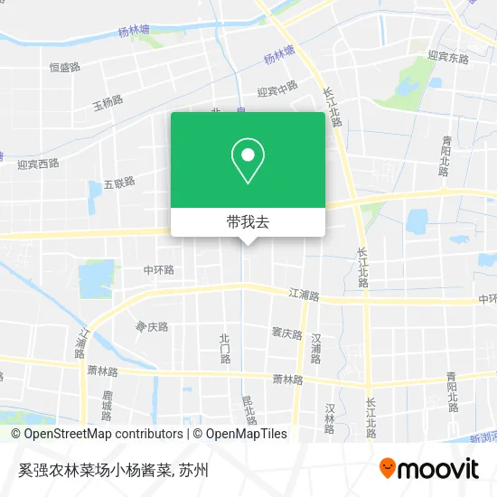 奚强农林菜场小杨酱菜地图