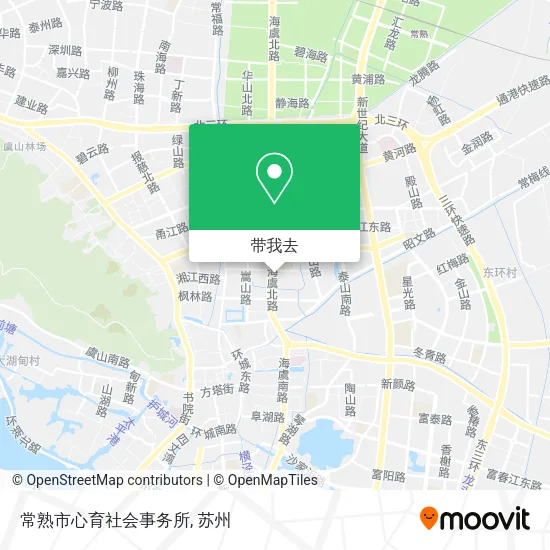常熟市心育社会事务所地图