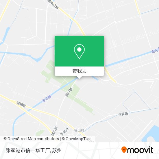张家港市信一华工厂地图