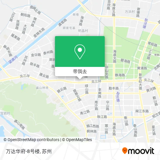 万达华府-8号楼地图
