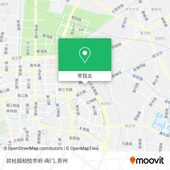 碧桂园柏悦华府-南门地图