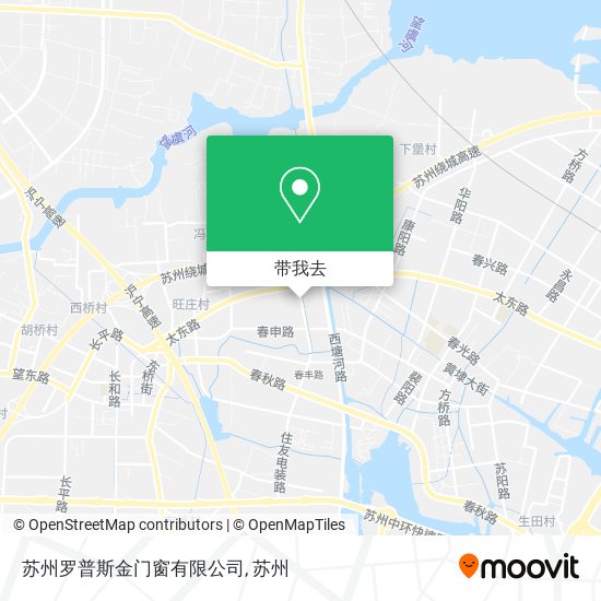 苏州罗普斯金门窗有限公司地图