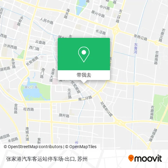 张家港汽车客运站停车场-出口地图