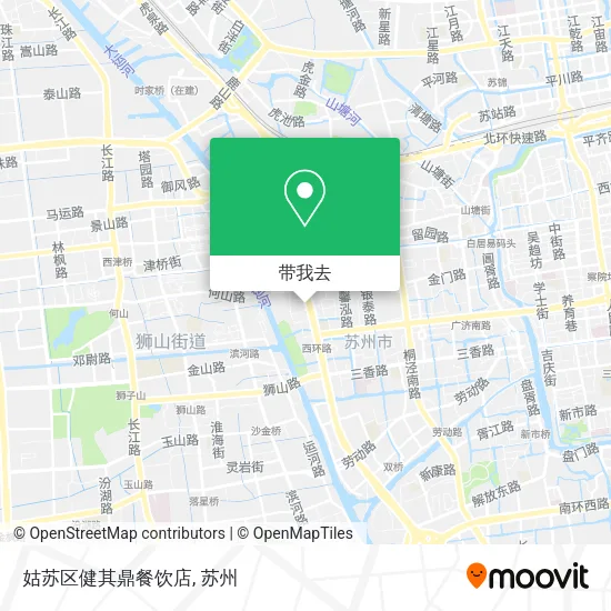 姑苏区健其鼎餐饮店地图