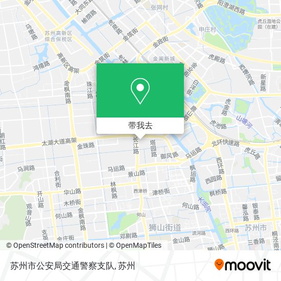 苏州市公安局交通警察支队地图