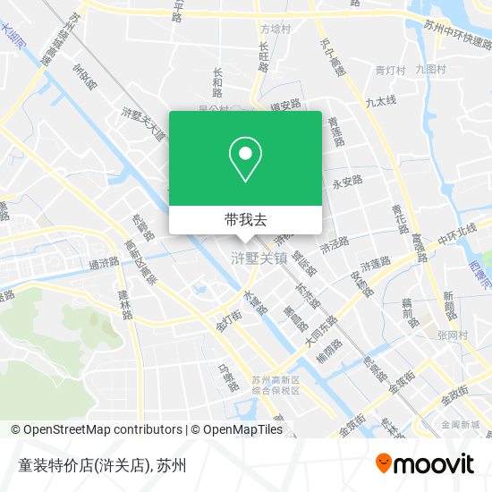 童装特价店(浒关店)地图